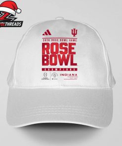 Indiana Hoosiers Adidas College Football Playoff 2026 Rose Bowl Champions Snapback Classic Hat Cap