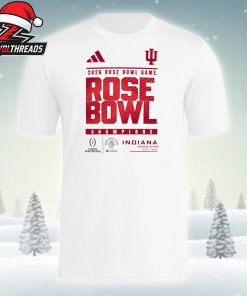 Indiana Hoosiers Adidas College Football Playoff 2026 Rose Bowl Champions Unisex T-Shirt
