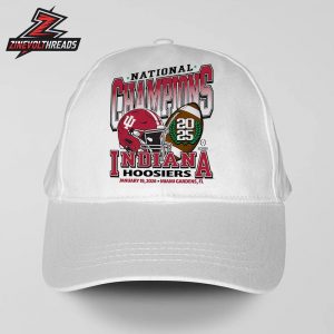 Indiana Hoosiers College Football Playoff 2025 National Champions Helmet Snapback Classic Hat Cap
