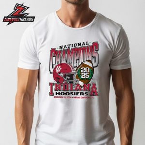 Indiana Hoosiers College Football Playoff 2025 National Champions Helmet Unisex T-Shirt