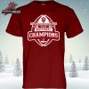 Indiana Hoosiers Champion College Football Playoff 2025 National Champions Field Goal Unisex T-Shirt Indiana Hoosiers Champion College Football Playoff 2025 National Champions Field Goal Unisex T-Shirt