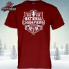 Indiana Hoosiers College Football Playoff 2025 National Champions Mascot Unisex T-Shirt