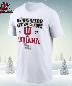 Indiana Hoosiers College Football Playoff 2025 National Champions Undisputed Unisex T-Shirt