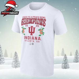 Indiana Hoosiers College Football Playoff 2026 Peach Bowl Champions Hometown Pride Unisex T-Shirt