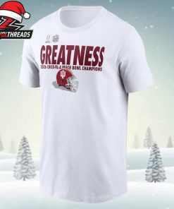 Indiana Hoosiers College Football Playoff 2026 Peach Bowl Champions Locker Room Unisex T-Shirt