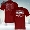Indiana Hoosiers College Football Playoff 2025 National Champions Locker Room Authentic Two Sided Unisex T-Shirt