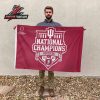 Indiana Hoosiers College Football Playoff 2025 National Champions Deluxe Double-Sided House Garden Flag