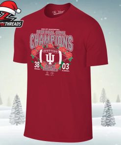 Indiana Hoosiers Football 2026 Rose Bowl Champions Final Score Red Unisex T-Shirt