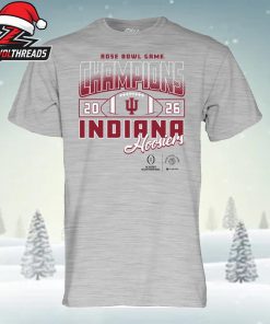 Indiana Hoosiers Football 2026 Rose Bowl Champions Score Grey Tee Unisex T-Shirt