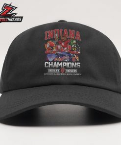 Indiana Hoosiers NCAA Football 2026 College Football Playoff National Champions Snapback Classic Hat Cap