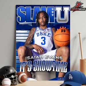 Isaiah Evans Duke Blue Devils Slam University Magazine 017 Cover It’s Showtime Home Decor Poster Canvas