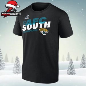 Jacksonville Jaguars 2025 AFC South Division Champions Conquer Unisex T-Shirt