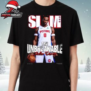 Jalen Duren Detroit Pistons On The Slam Magazine 260 Cover Tee The Unbreakable Unisex T-Shirt
