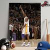 Kobe Bryant Iconic Moment In 81 Points Game Versus Toronto Raptors Home Decor Poster Canvas