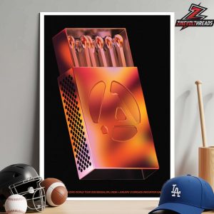 Linkin Park From Zero 2026 Tour Bengaluru Poster January 23rd Merch Edition Home Decor Poster Canvas