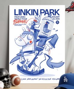 Linkin Park From Zero 2026 Tour Sakhir Poster January 18th Merch Edition Home Decor Poster Canvas