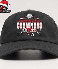 Louisiana Tech Bulldogs 2025 NCAA Football Independence Bowl Champions Snapback Classic Hat Cap