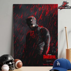 Marvel Television Daredevil Born Again Season 2 Premieres March 24th Home Decor Poster Canvas