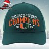 Miami Hurricanes 2025 Goodyear Cotton Bowl Champions Snapback Classic Hat Cap