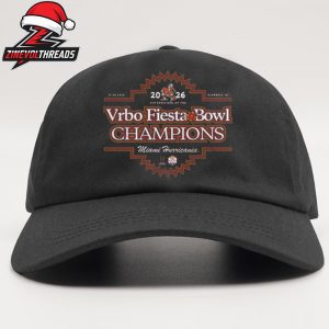 Miami Hurricanes 2026 Fiesta Bowl Champs CFP Semifinal NCAA Football Snapback Classic Hat Cap
