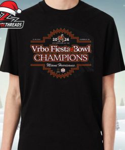 Miami Hurricanes 2026 Fiesta Bowl Champs CFP Semifinal NCAA Football Unisex T-Shirt