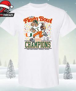 Miami Hurricanes 2026 Vrbo Fiesta Bowl Champions Tee Merchandise Unisex T-Shirt