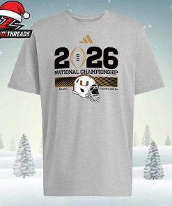 Miami Hurricanes Adidas 2026 National Championship Bound Fresh Unisex T-Shirt