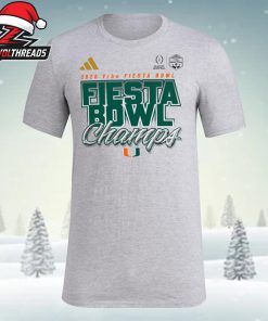 Miami Hurricanes College Football Playoff 2026 Fiesta Bowl Champions Unisex T-Shirt