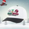 Miami Hurricanes Versus Indiana Hoosiers 2026 National Championship Game Match Up Snapback Classic Hat Cap