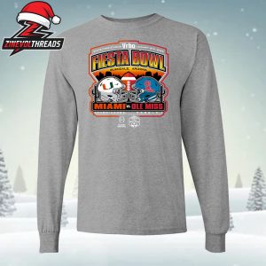Miami Hurricanes Vs Ole Miss Rebels 2026 Vrbo Fiesta Bowl – Matchup CFP Semifinal Scripted Unisex T-Shirt