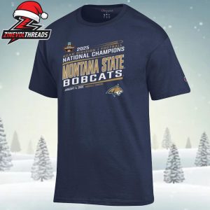 Montana State Bobcats 2025 NCAA FCS Football National Champions Unisex T-Shirt