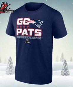 New England Patriots 2025 AFC Champions Hometown Unisex T-Shirt