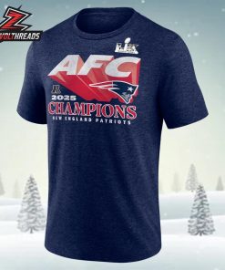 New England Patriots 2025 AFC Champions Quick Pass Unisex T-Shirt