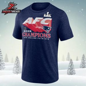 New England Patriots 2025 AFC Champions Quick Pass Unisex T-Shirt