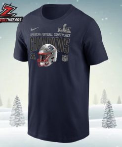 New England Patriots Nike 2025 AFC Champions Glory Shield Unisex T-Shirt