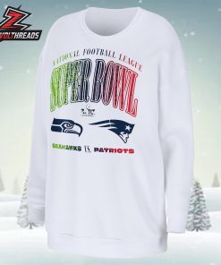 New England Patriots Versus Seattle Seahawks Super Bowl LX Matchup Sweatshirt Unisex T-Shirt