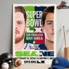 Seattle Seahawks Versus New England Patriots A Super Bowl Rematch Over A Decade On February 8th 2026 Home Decor Poster Canvas