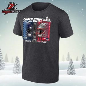 New England Patriots Vs Seattle Seahawks Super Bowl LX Matchup Final Battle Unisex T-Shirt