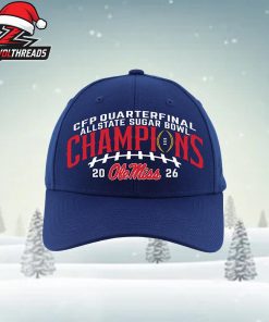 Ole Miss Rebels 2026 Allstate Sugar Bowl Champions Snapback Classic Hat Cap