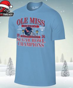Ole Miss Rebels 2026 CFP Quaterfinal Allstate Sugar Bowl Champions Unisex T-Shirt