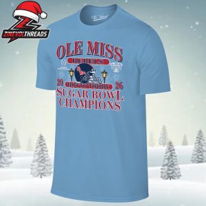 Ole Miss Rebels 2026 CFP Quaterfinal Allstate Sugar Bowl Champions Unisex T-Shirt