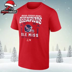 Ole Miss Rebels College Football Playoff 2026 Sugar Bowl Champions Hometown Pride Unisex T-Shirt