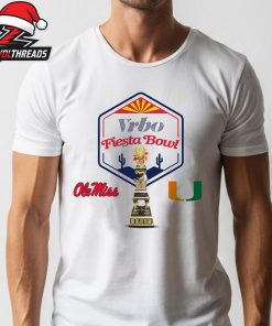 Ole Miss Rebels Versus Miami Hurricanes Vrbo Fiesta Bowl CFP Semifinals Unisex T-Shirt