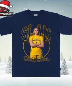 Olivia Olson Michigan Wolverines Women’s Basketball Slam Remix Heavy Tee Unisex T-Shirt