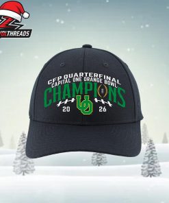 Oregon Ducks 2026 Capital One Orange Bowl Champions Snapback Classic Hat Cap