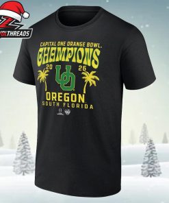 Oregon Ducks College Football Playoff 2026 Orange Bowl Champions Hometown Pride Unisex T-Shirt