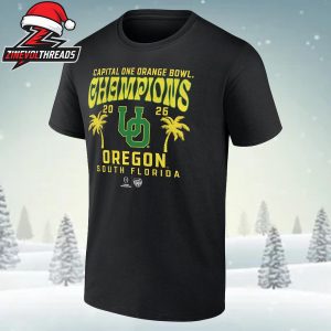 Oregon Ducks College Football Playoff 2026 Orange Bowl Champions Hometown Pride Unisex T-Shirt