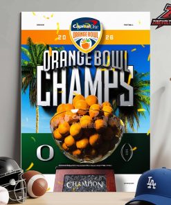 Oregon Ducks Defeats Texas Tech To Advance To The  2026 College Football Playoff Semifinals Home Decor Poster Canvas