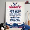 Rock The Country Celebrating 250 Years Of Freedom Line Up Poster On July 25th And 26th 2026 Home Decor Poster Canvas