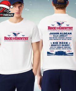 Rock The Country Celebrating 250 Years Of Freedom Line Up Poster On May 1st And 2nd 2026 Two Sided Unisex T-Shirt